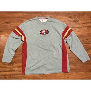 NFL Team Apparel San Francisco 49ers‎ Crewneck  Sweatshirt Men's Size XL